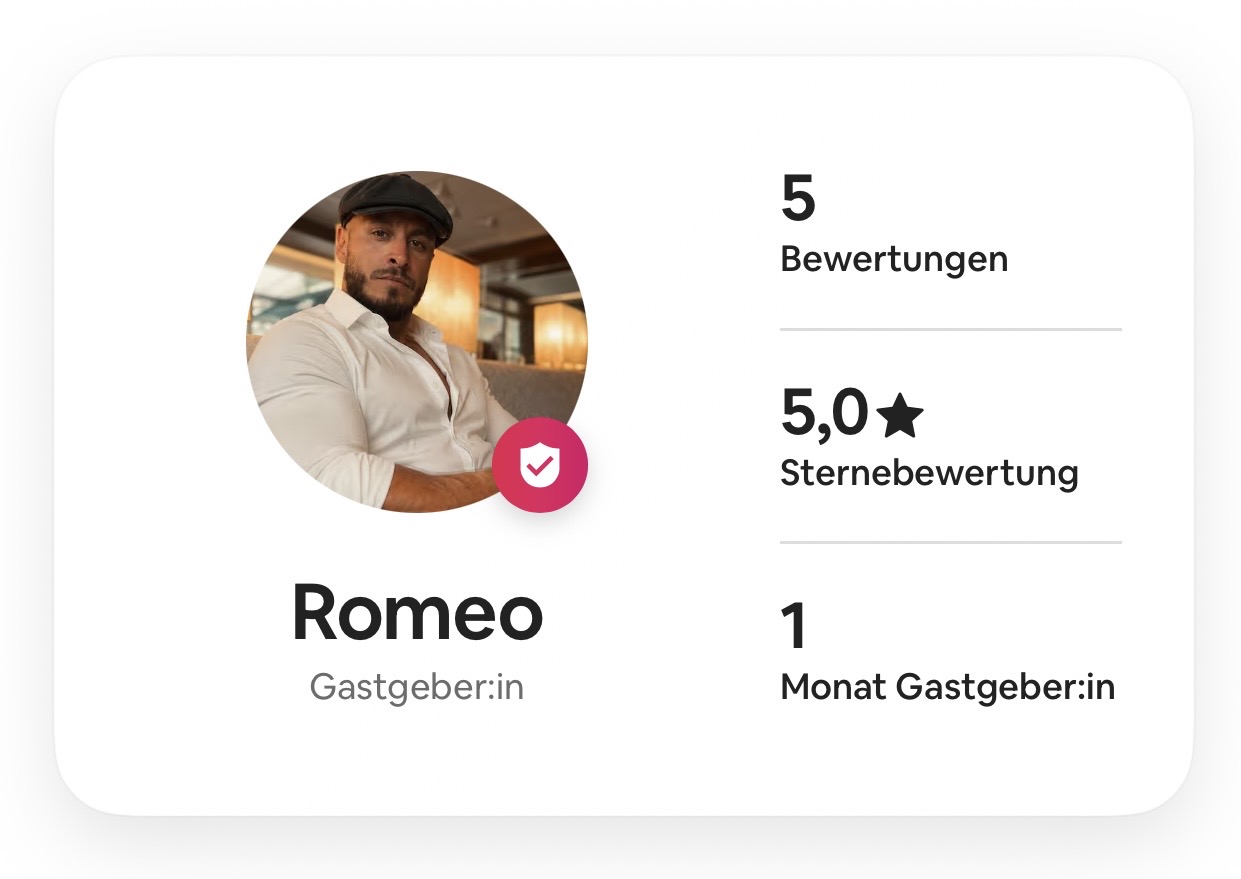 Mein Gastgeberprofil